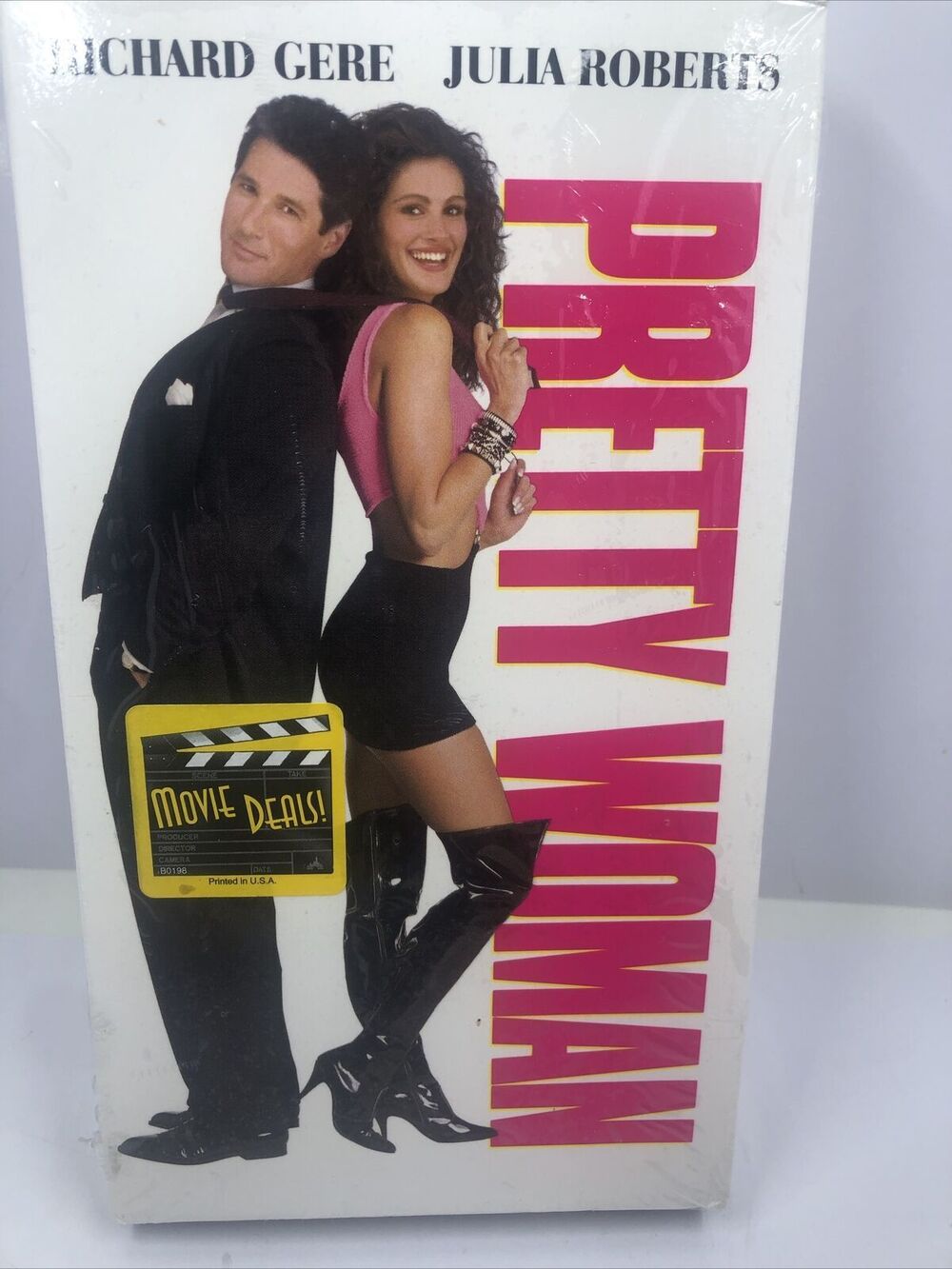 Pretty Woman (VHS, 1990). Richard Gere, Julia Roberts. Sealed. Watermark.Vintage